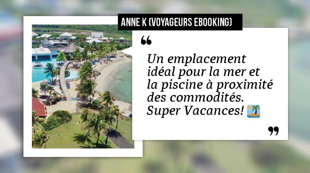 Romantique Et Bel Appartement En Bord De La Mer, Piscine Surveillee Et Belle Plage A 50M Saint-Francois (Grande-Terre) Exterior foto